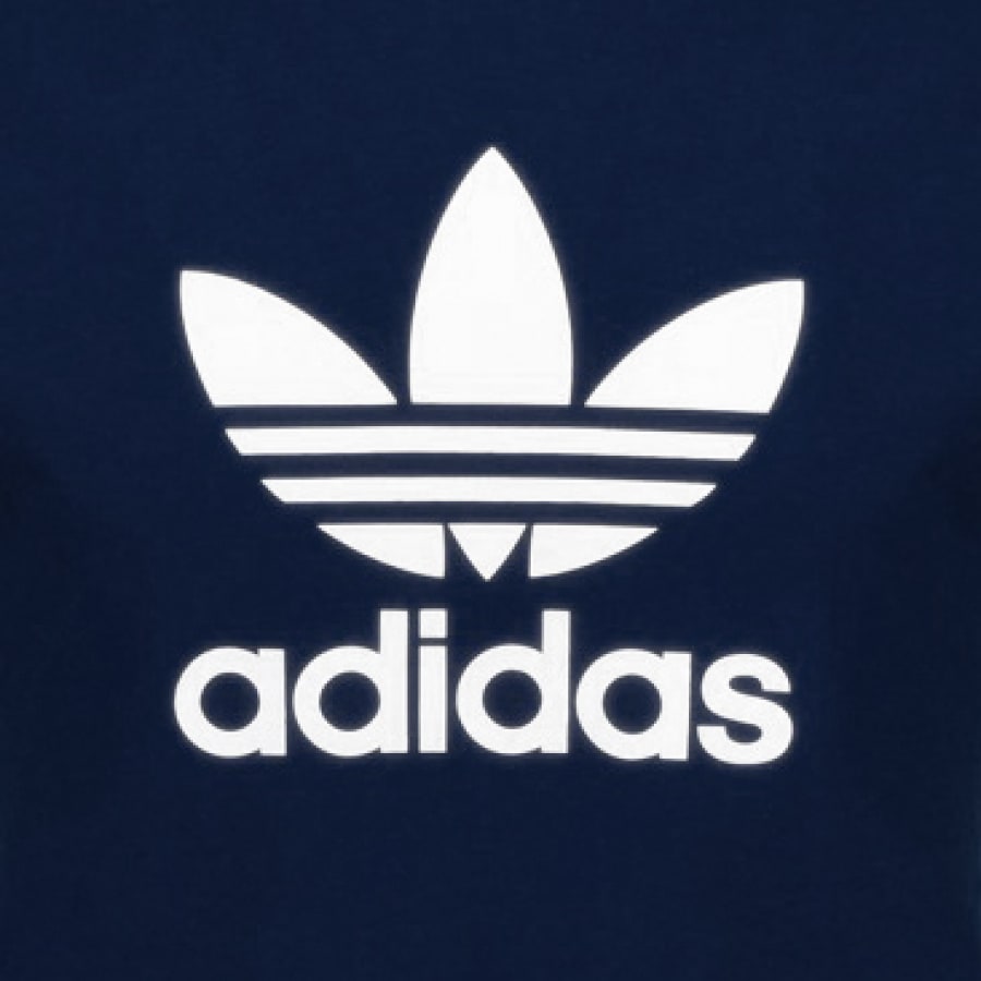 Alternative Image for Productadidas Originals Trefoil T Shirt Navy3